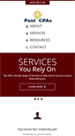Mobile Screenshot of postcpas.com
